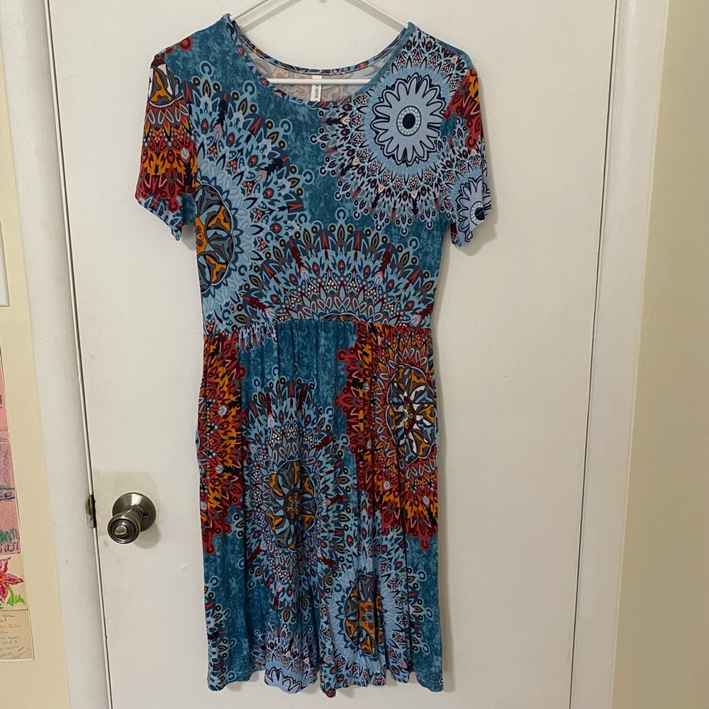 DB Moon Tshirt Flowy Dress